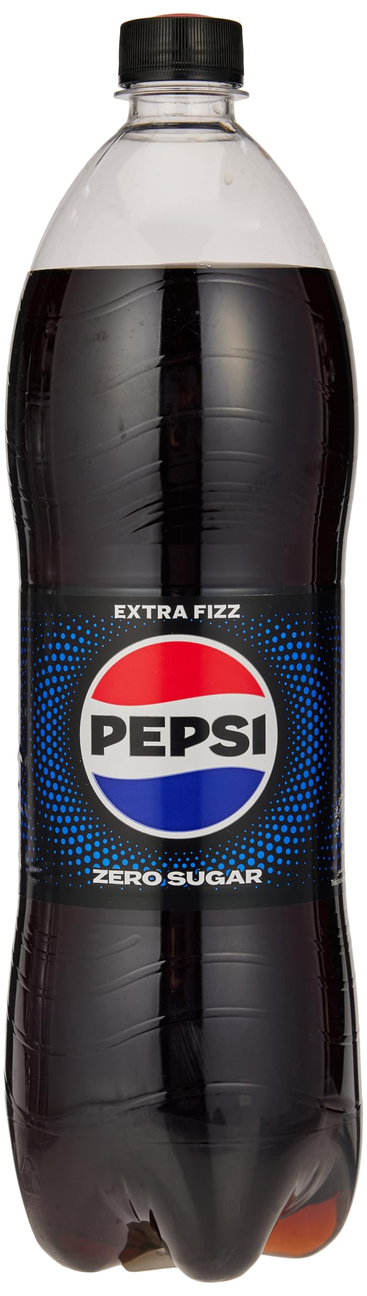 Pepsi Zero, 1.25L Bottle, Cola Beverage, No Sugar, Zero Calories, Refreshing Fizzy Taste