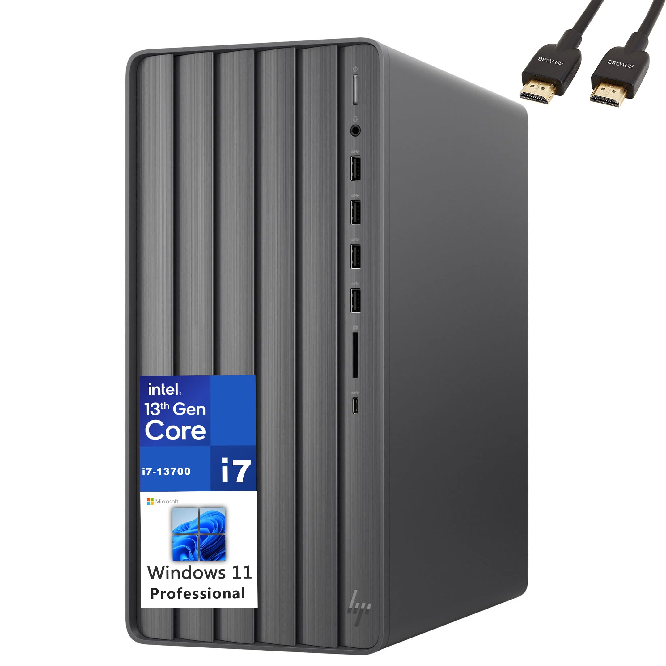 Buy HP 2023 Envy Business Tower Desktop Computer, 13th Gen Intel 16Core i713700 to 5.1GHz