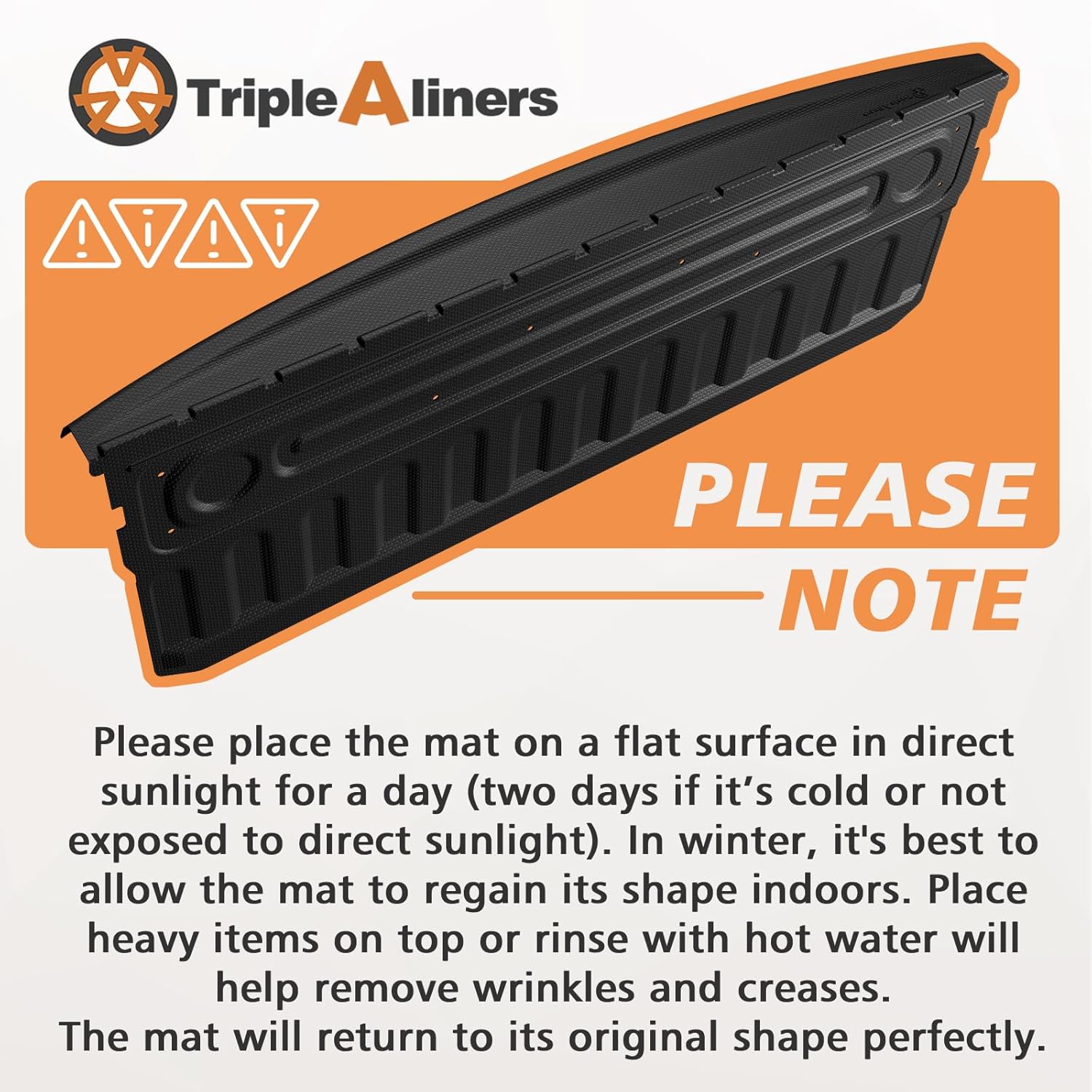 TripleAliners Truck Mat Compatible with 2009-2018 Ram 1500&2500/3500HD 2009-2026&Classic 19-24 Standard Tailgate Accessories, Tailgate Mat Custom Fit All Weather Pickup Liner, w/Tailgate Cap Protector