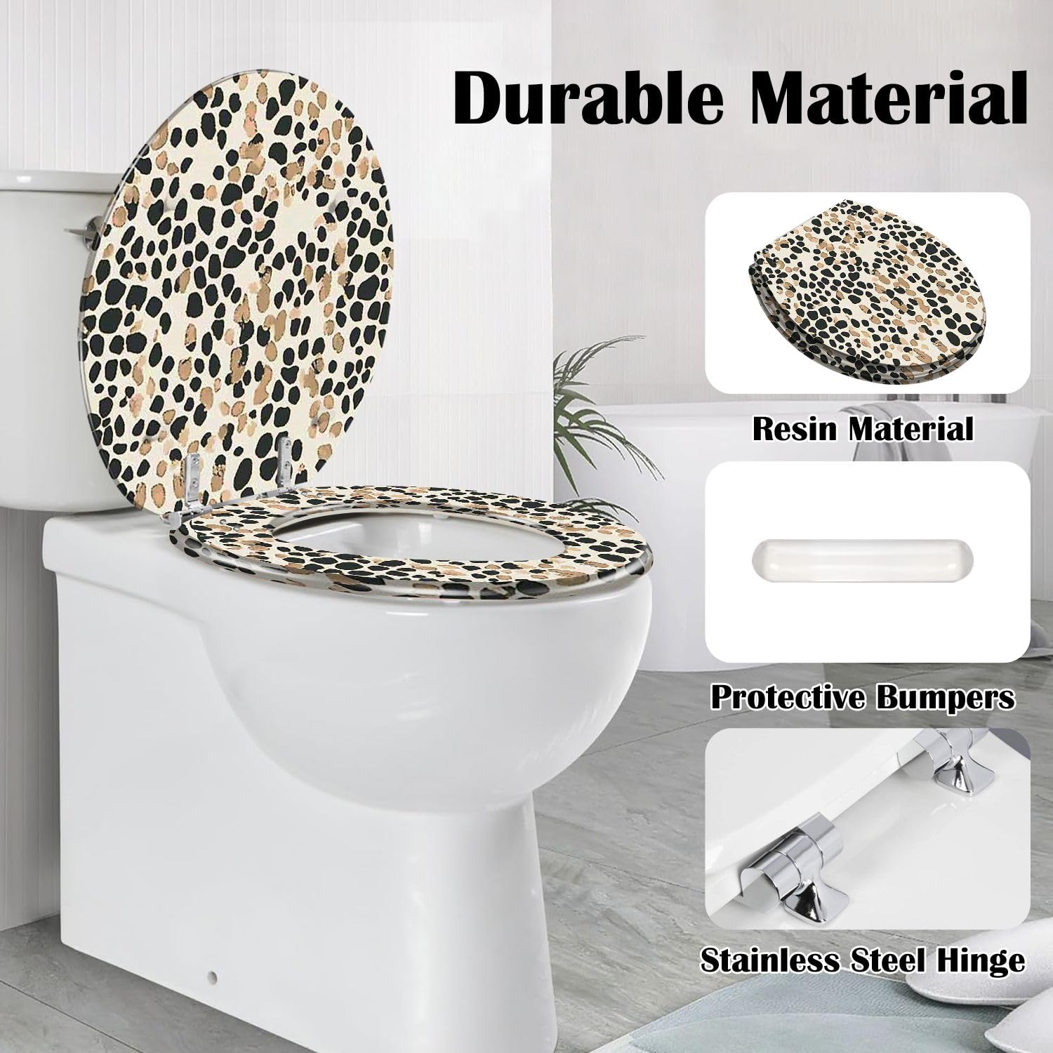 Sedile WC in resina per bagno