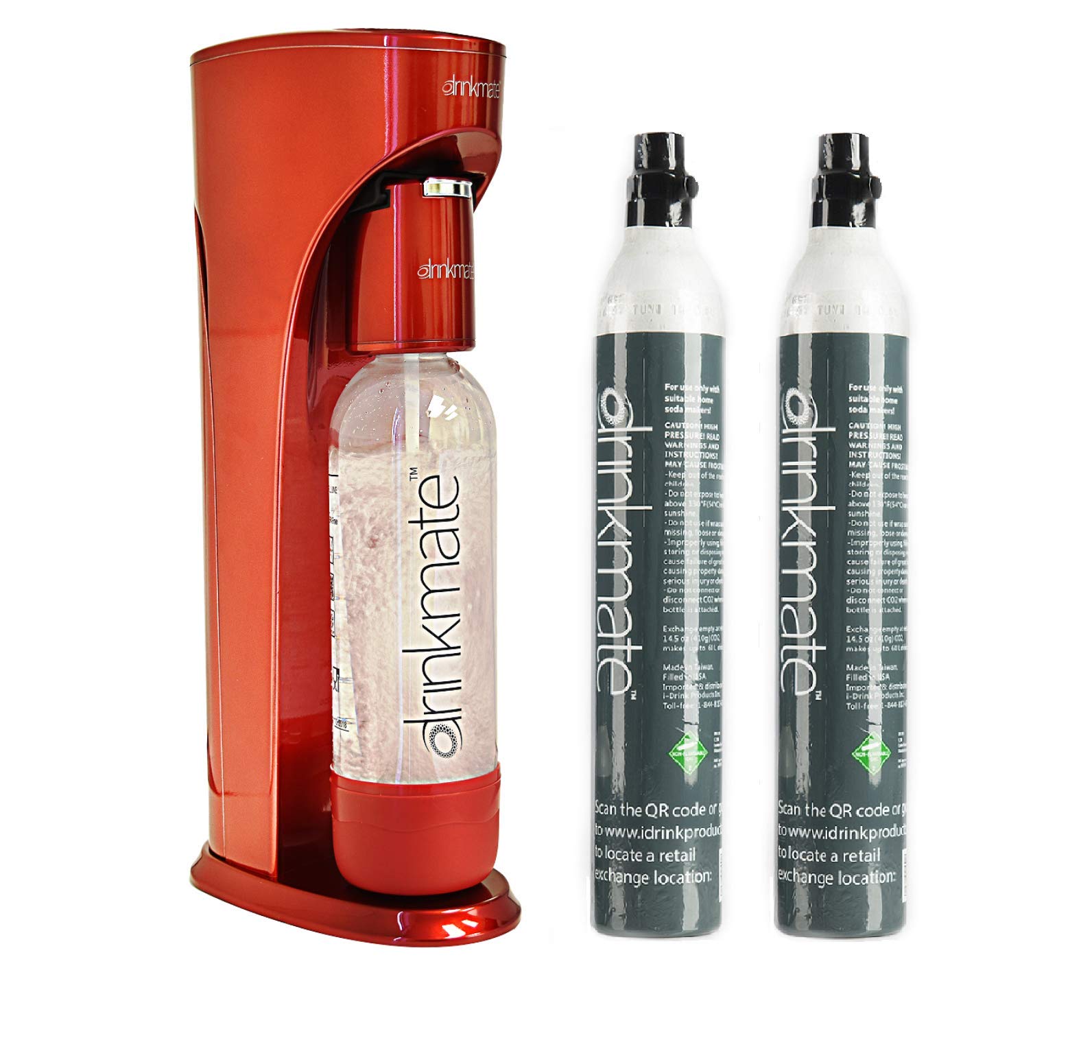 Buy Drinkmate OmniFizz Sparkling Water and Soda Maker, Carbonates Any