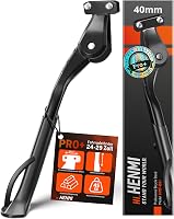 Cric lateral bicicletă HENMI 24-29 inchi, e-bike MTB, suport stabil cu două orificii, pentru fixare cu șuruburi 40 mm M6 și 18 mm M5 M6 1