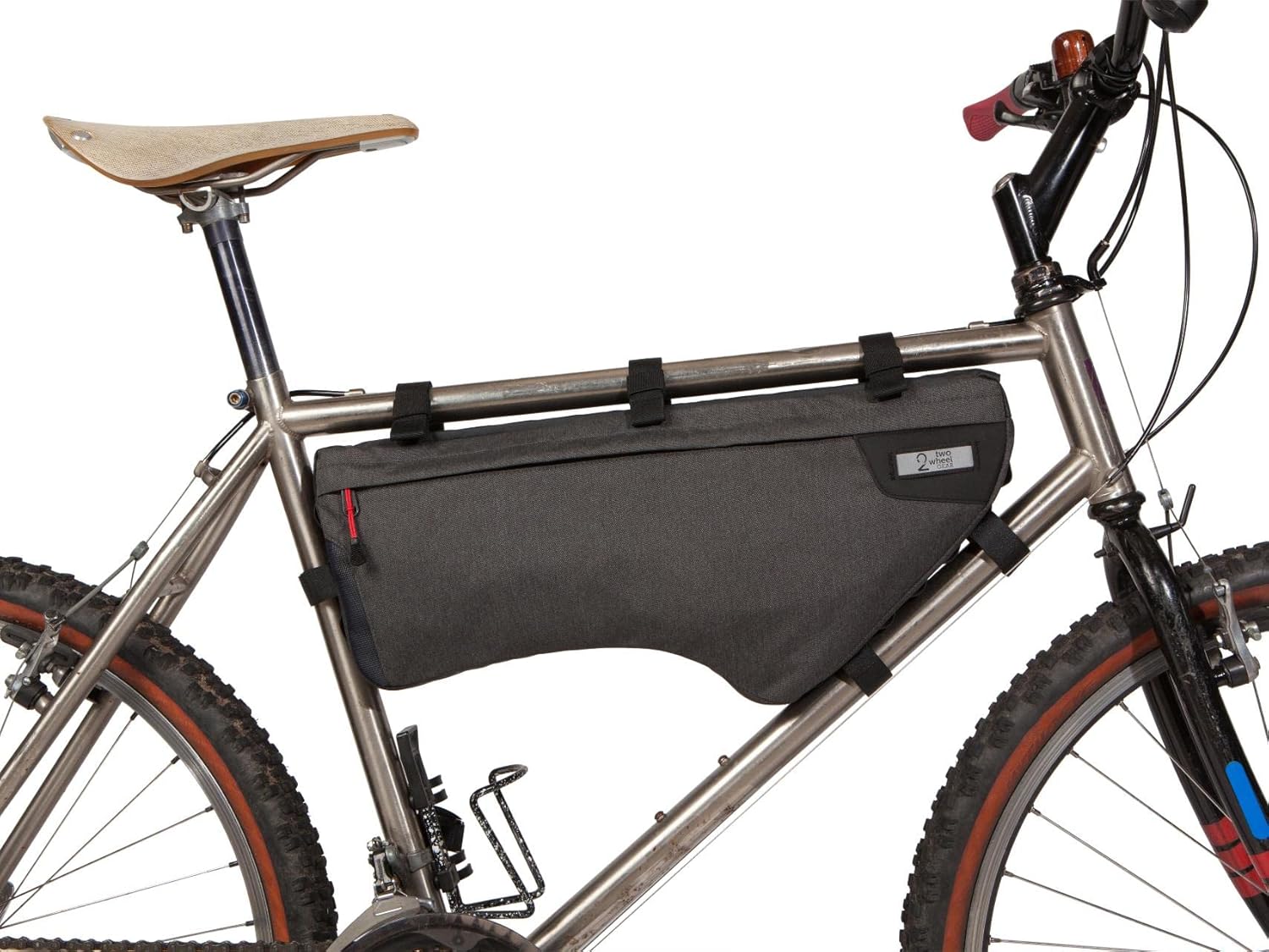 Two Wheel Gear - Mamquam Bicycle Frame Bag - Water Resistant, Adjustable - Designed for Commuting and Touring
