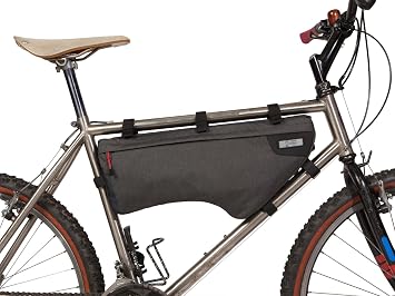 Two Wheel Gear - Mamquam Bicycle Frame Bag - Water Resistant, Adjustable - Designed for Commuting and Touring