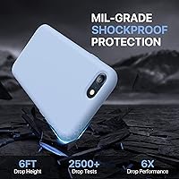 Vista 1106 de Miracase Funda diseñada para iPhone 13 Pro Max con protector de pantalla, [forro de microfibra suave antiarañazos], funda protectora de silicona