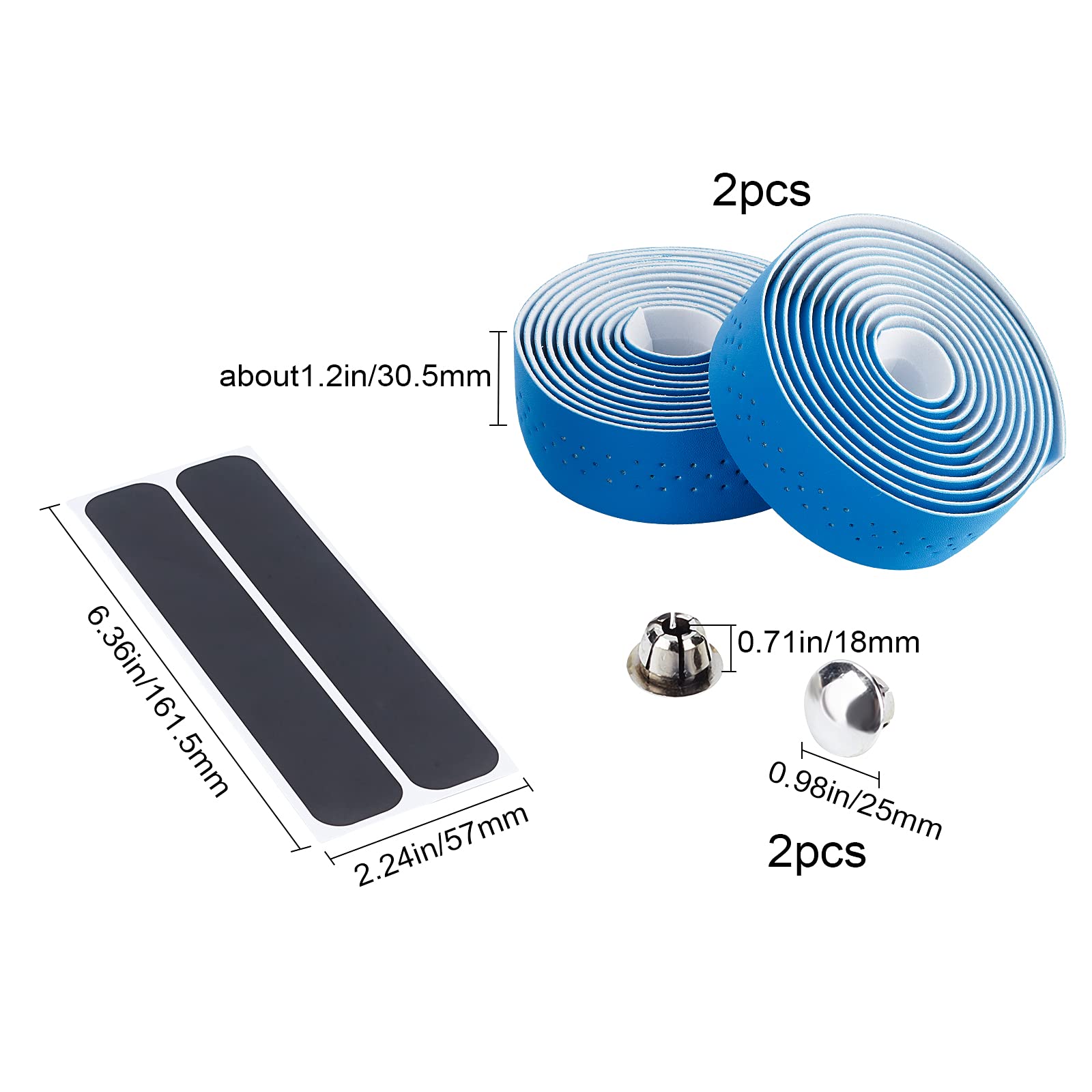 GORGECRAFT Fahrrad Lenkerband 4,3m - EVA Schaumstoff Braun Mit Steckern