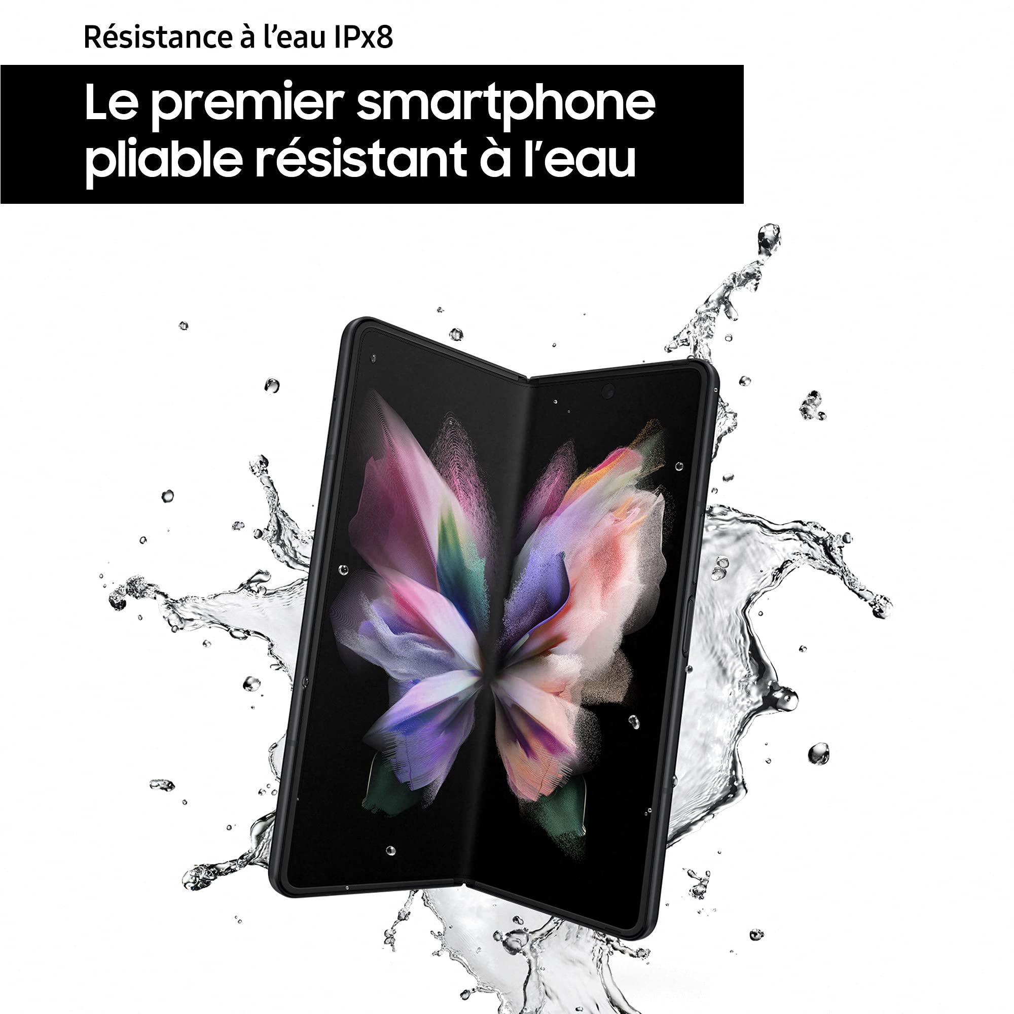 Image secondaire de Samsung Galaxy Z Fold3, Téléphone Mobile 5G 256Go Noir, Carte SIM non Incluse, Smartphone Android, Version FR