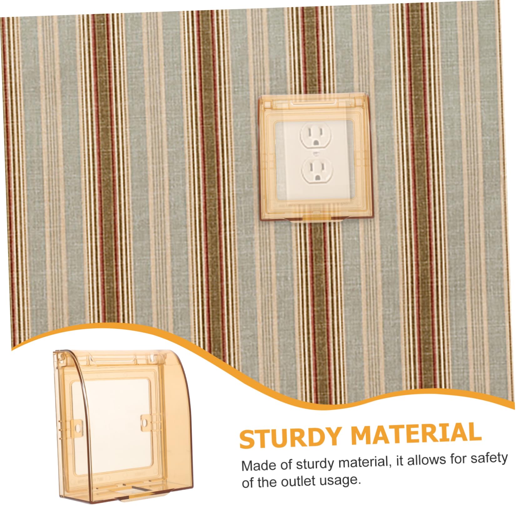 VICASKY 10stücke Babyproof Steckdosenabdeckungen Transparente Kindersicherung Für Elektrische Steckdosen Schutz Für Mädchen Und Kleinkinder Einfache Installation Pack