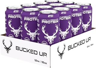 Lightly Carbonated Protein Soda | 25g Whey Isolate - Zero Sugar, Low Calorie, Caffeine Free, Clean Drink | Sparkling Protein Soda - 12 Pack, 16 oz Cans (Berry Blast)