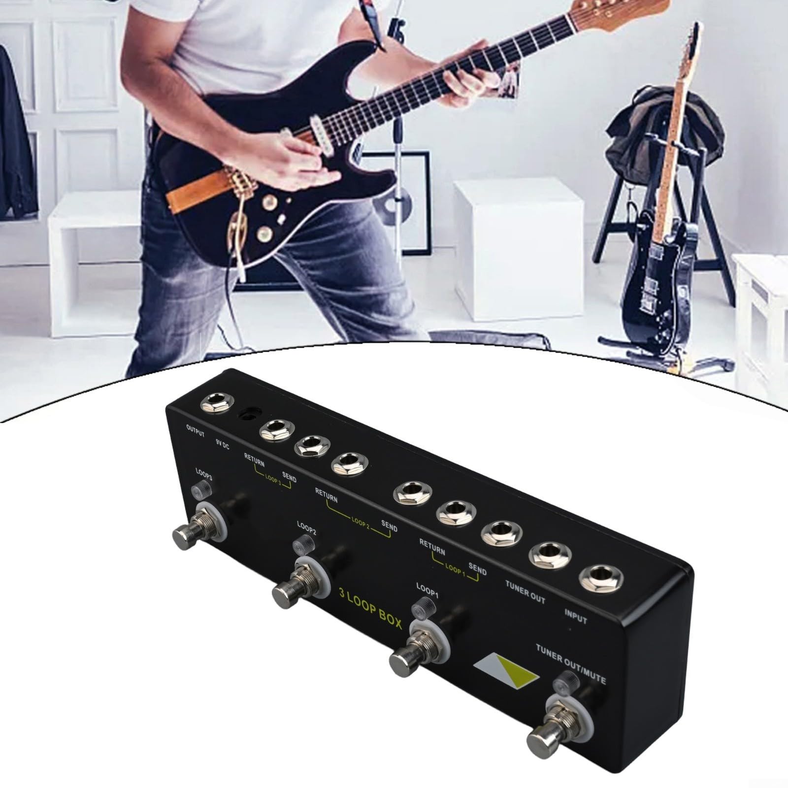 Amazon.com: 3 Loop Box Guitar Effect Pedal For MOSKYaudio With