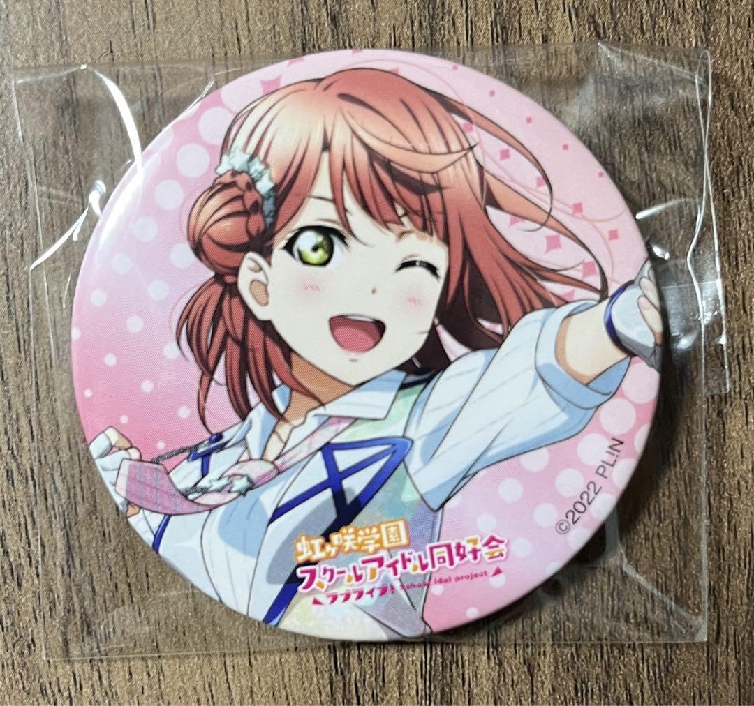 上原歩夢 海外限定 缶バッジ 上原歩夢 サウンド缶バッジ 愛♡スクリ～ム！ ジャケット写真