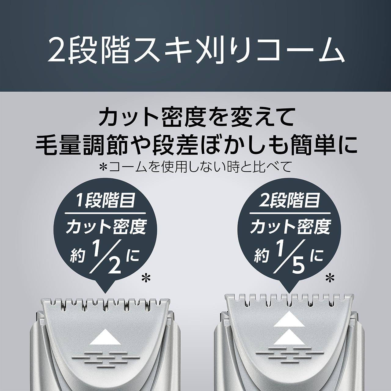 コイズミ(Koizumi) KHB-0911/S 70段階調節 ヘアカッター シルバー
