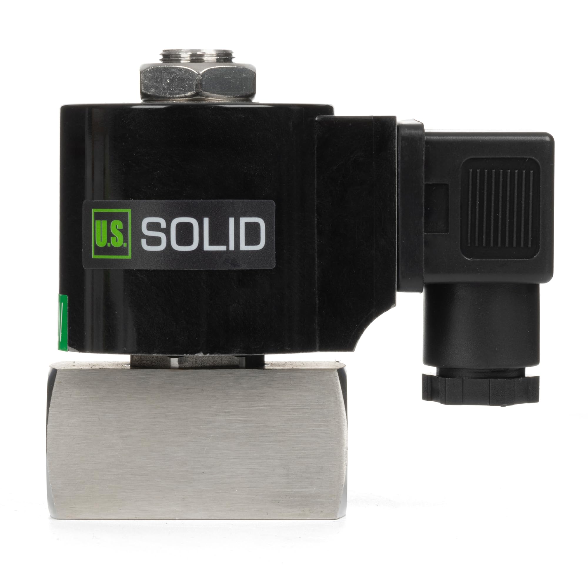 Électrovanne haute pression 160 bar en acier inoxydable 12V pour fluides industriels exigeants