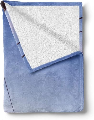 Miniatura 2 de Ambesonne Cityscape - Manta de franela suave de forro polar, Puente de San Francisco, vista a la ciudad de Estados Unidos, destino de viaje Golden