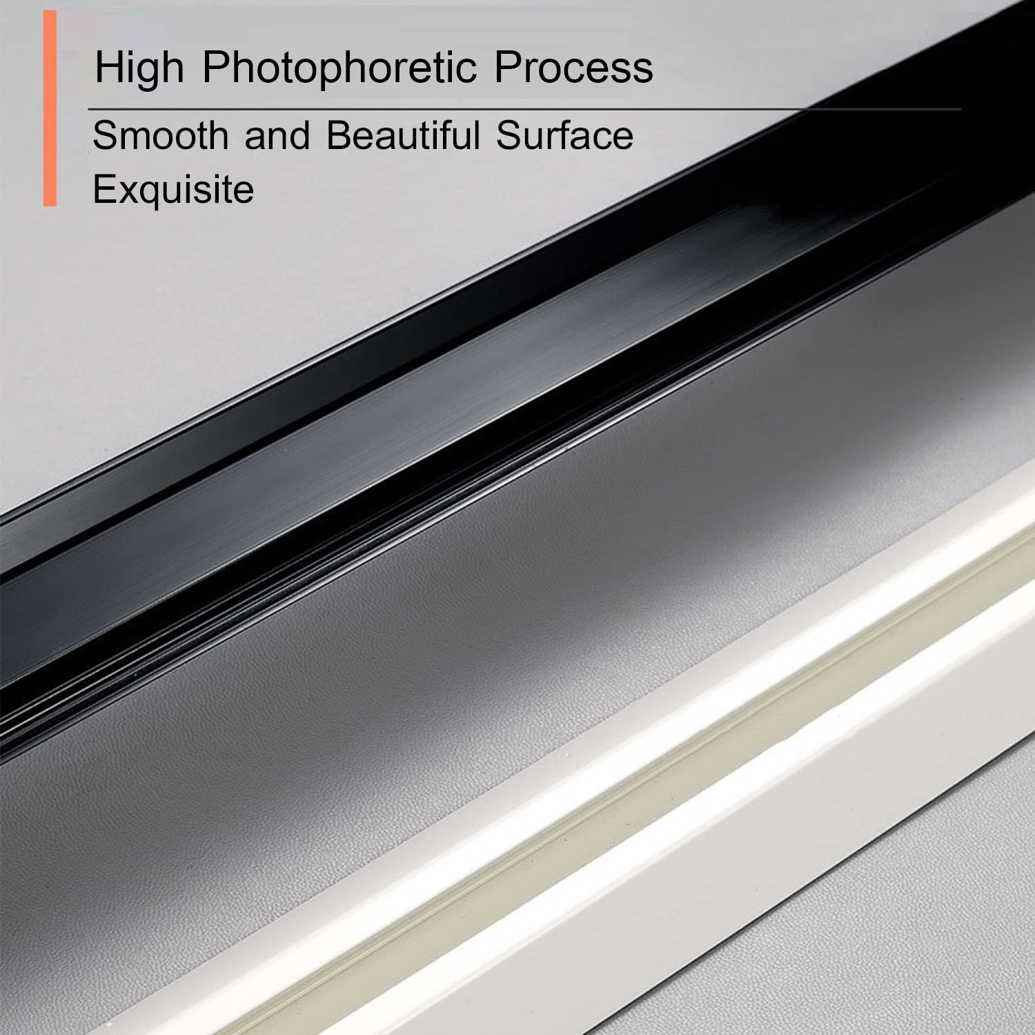 Illuminazione a binario a LED da 130 cm, montaggio a soffitto, in alluminio, regolabile, design moderno, ideale per casa, ufficio e Retais, efficienza energetica, facile da installare