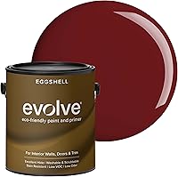 Vista 37 de EVOLVE Pintura e imprimación para interiores, cáscara de huevo (blanco alabastro), 1 galón, cobertura de una capa, excelente oculto, bajo contenido