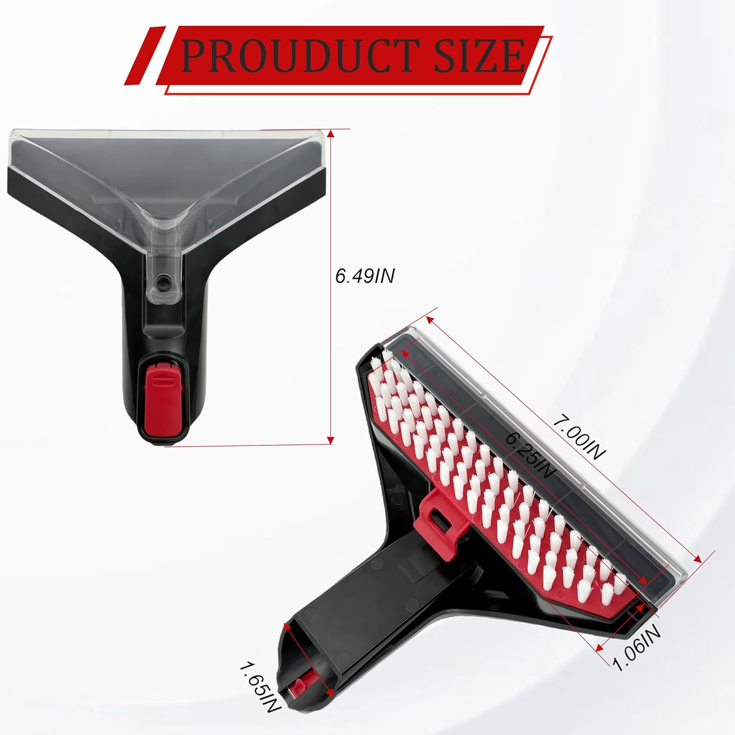 FH14050 Brush Replacement Parts for Hoover CleanSlate Carpet Spot Cleaner | Fit FH15000V FH14000 FH14000V BH14000V AH31710 AH30941 FH14052 AH31711 AH30940 Tough Stain,Soft Flexible Nylon,Plastic Handle