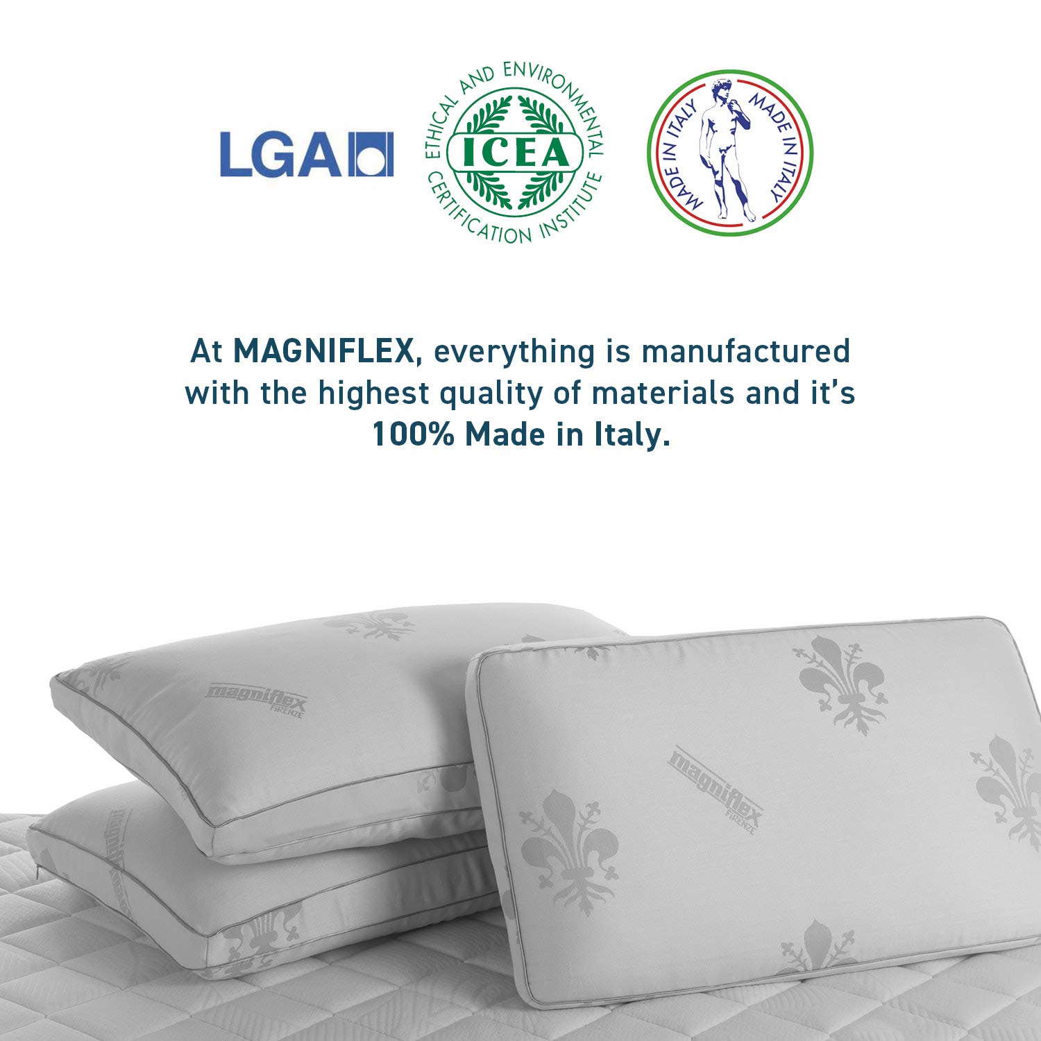 Magniflex Pillow - Classico Wave - Contours for Additional Neck