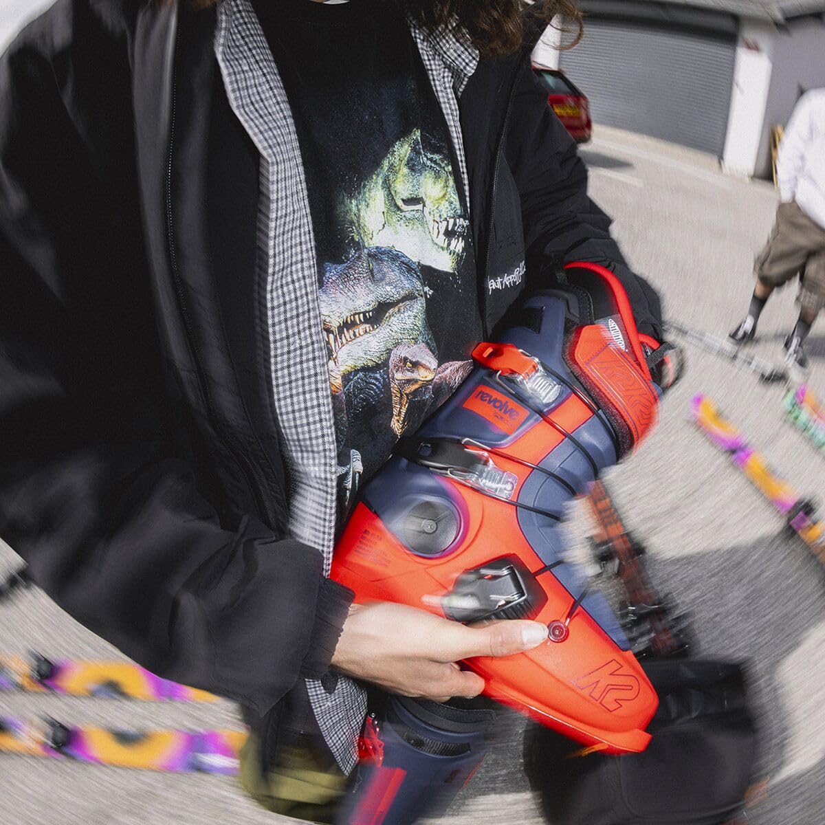 Amazon | ケーツー スキーブーツ メンズ リボルブ REVOLVE 27．5