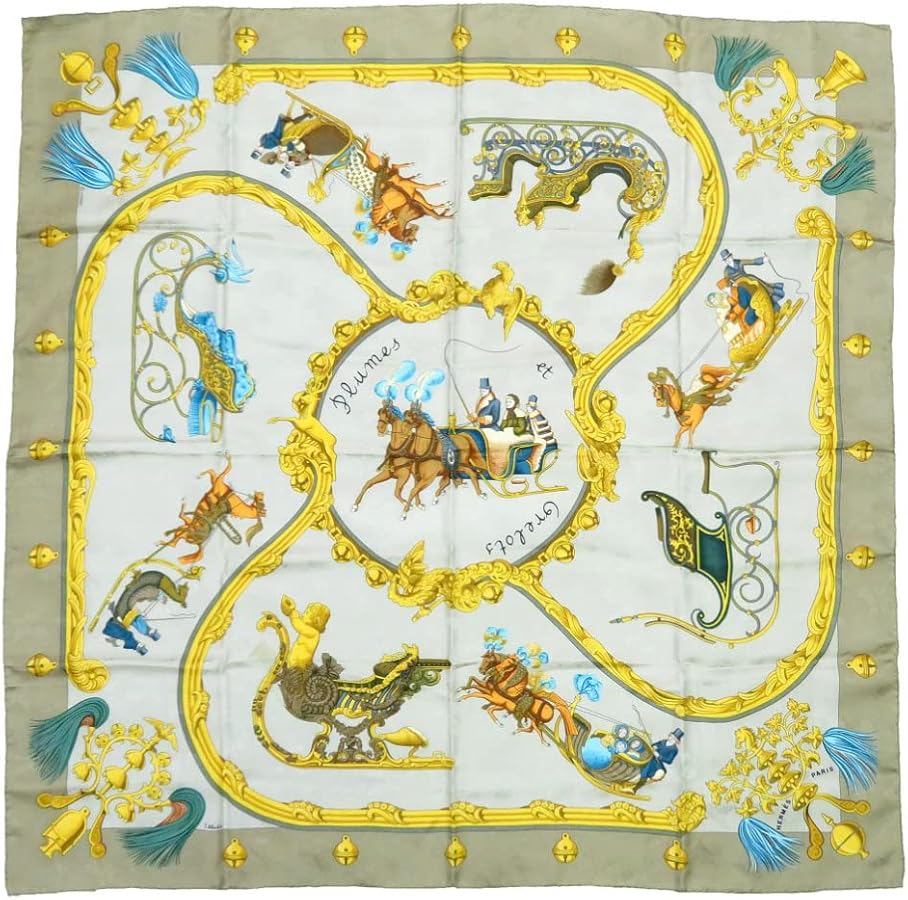 エルメス カレ 90 Plumes et Grelots 羽飾りと鈴 スカーフ Amazon.co.jp: [エルメス] カレ90 Plumes et Grelots 羽根飾りと鈴