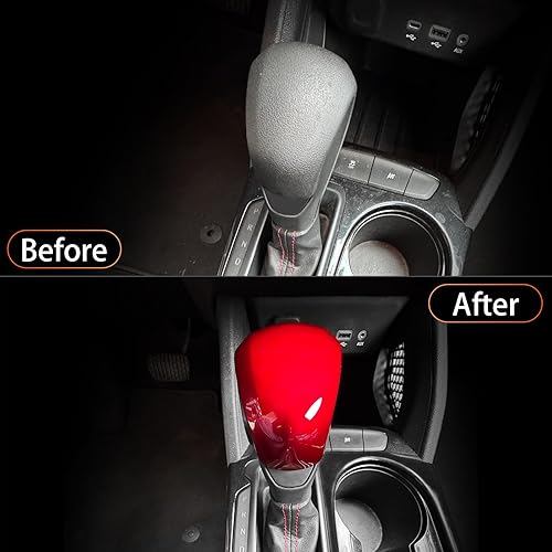 Miniatura 10 de YOUTOOCAR Cubierta de palanca de cambios automática ABS compatible con Chevy Blazer 2019-2024, Trailblazer 2021-2024, Equinox 2022-2024, Malibu