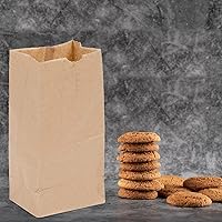 Vista 4 de Bolsas marrones de 1 libra, paquete de 500