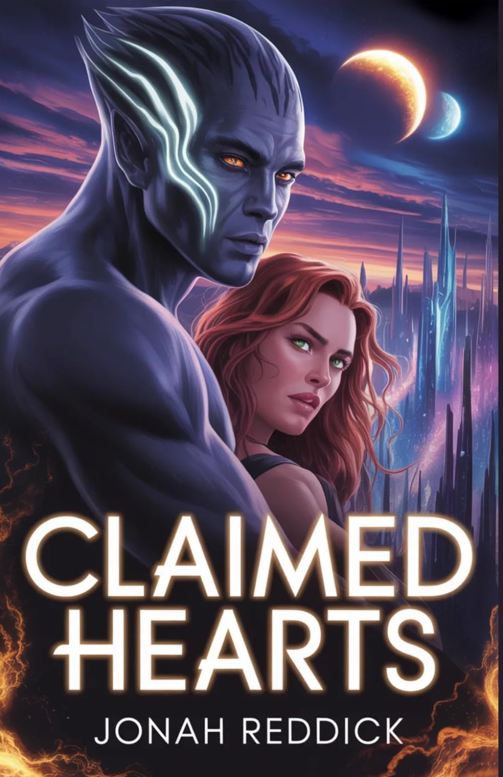 Claimed Hearts: Dark MM Romance With Alien Mpreg and Bonded Fate (Starbound Mates)