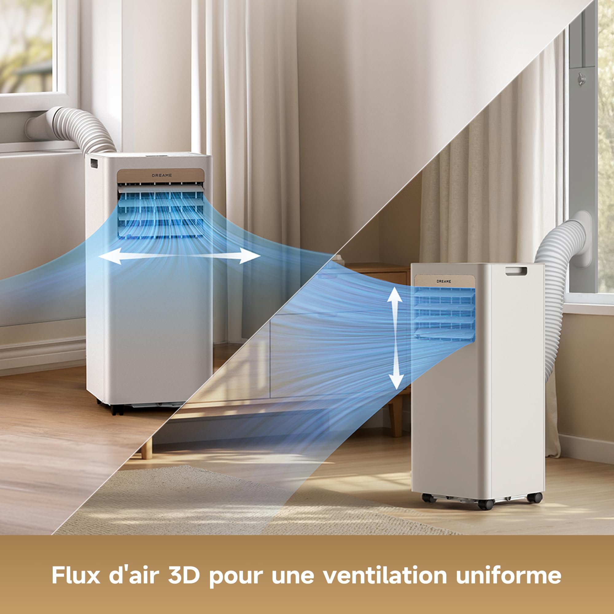 DREAME P-Wind10 Climatiseur mobile 3-en-1 9000 BTU