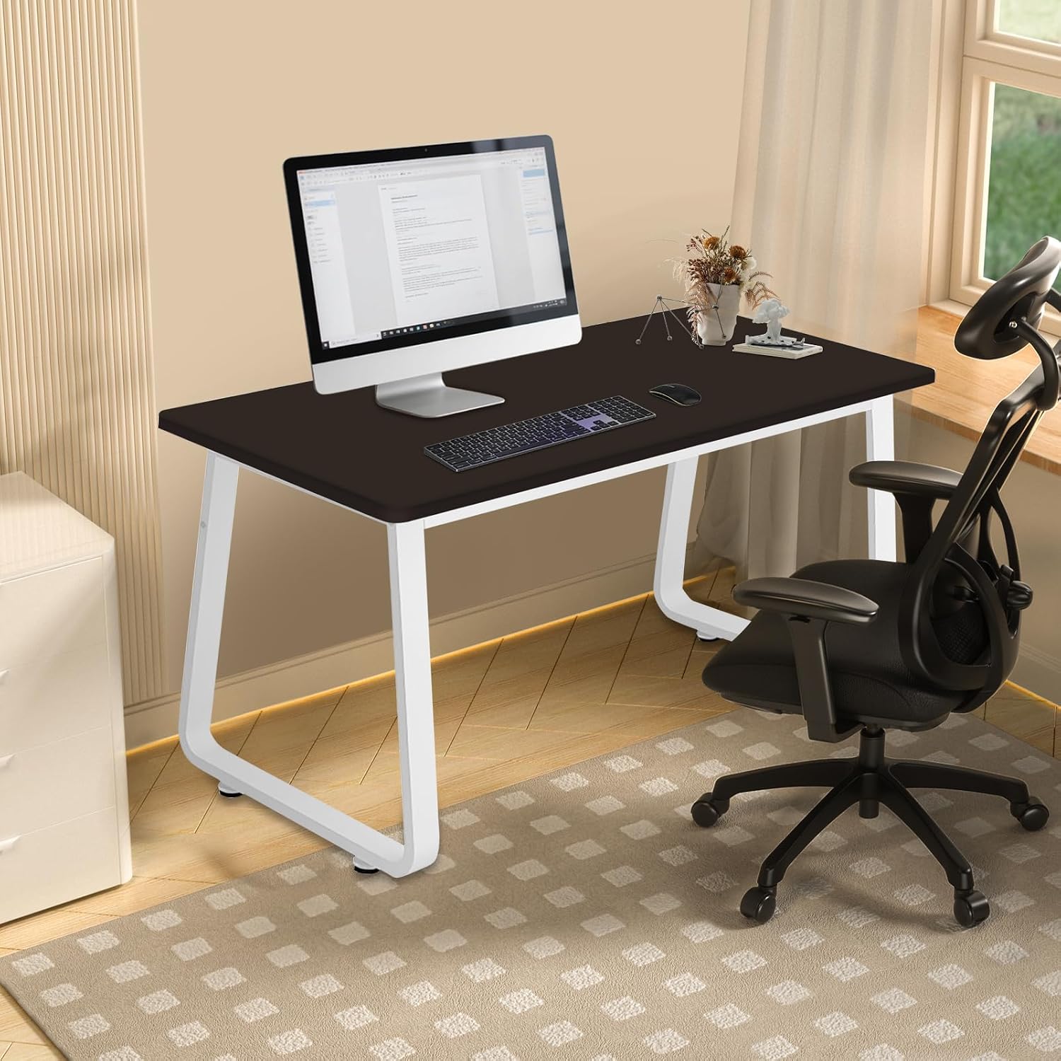 ​​Computer Desk for Home Office, Small Space 31.5 Inch Gaming Desk,Black Study Table for Home Office, Small Space Bedroom