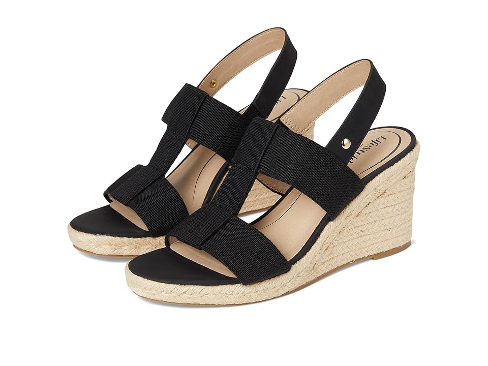 LifeStride Tallulah Women’s Sandals Black Faux Leather 2 : 6.5 W (C), Synthetic LifeStride Tallulah Women’s Sandals Black Faux Leather 2 : 6.5 W (C), Synthetic