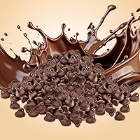 Vista 5 de Lieber's Chips con sabor a chocolate - Bolsa de 9 oz - Chips de chocolate sin gluten, veganos, sin lácteos - Perfectos para hornear, botanas