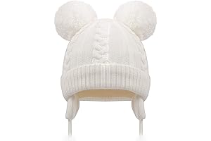 Toddler Winter Hat for Girls Boys with Earflap Scarf Hood