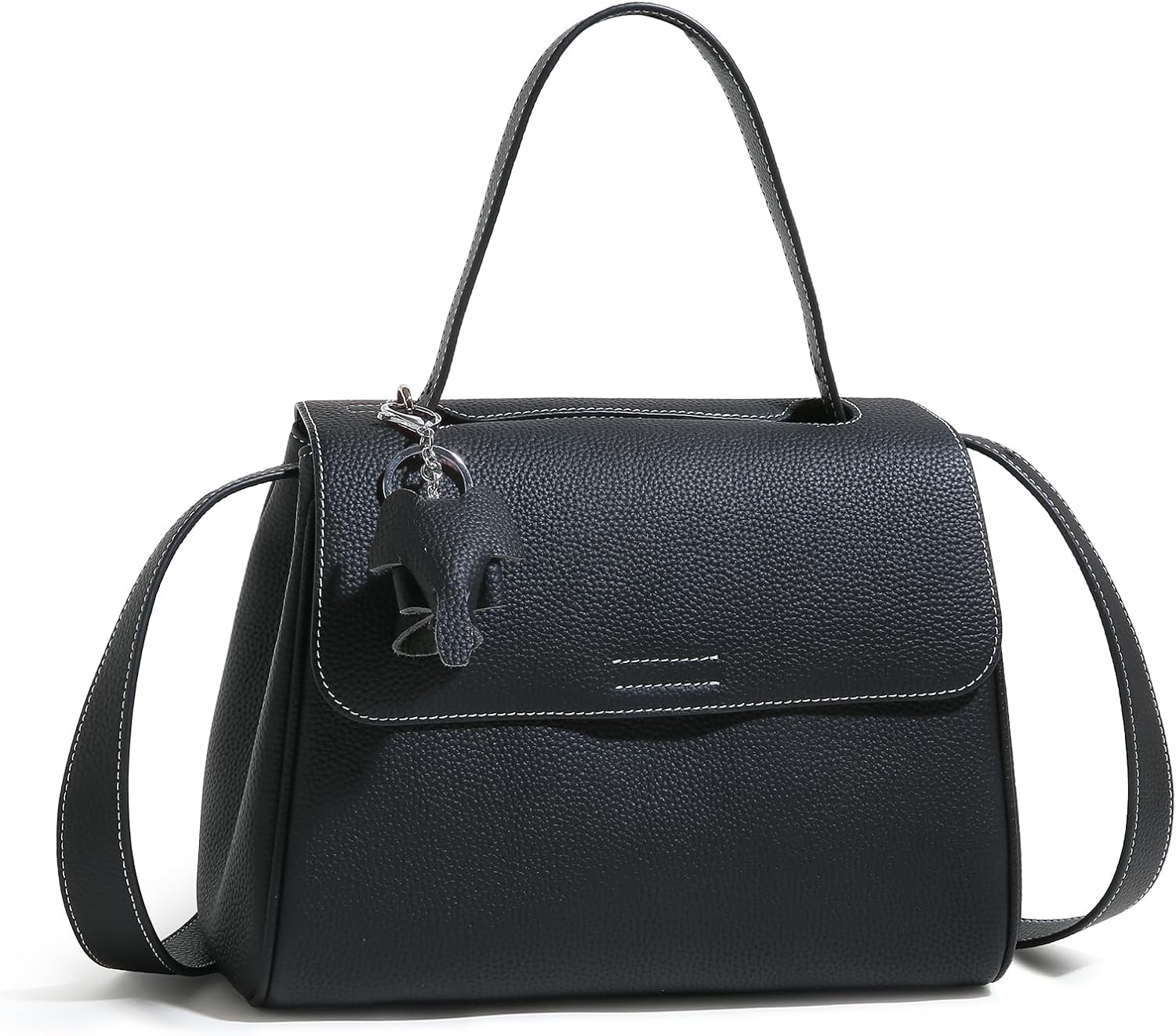 Women Handbag, Vintage Fashionable Versatile Tote Crossbody Leather Bag, Female Shoulder Bag Satchel Purse