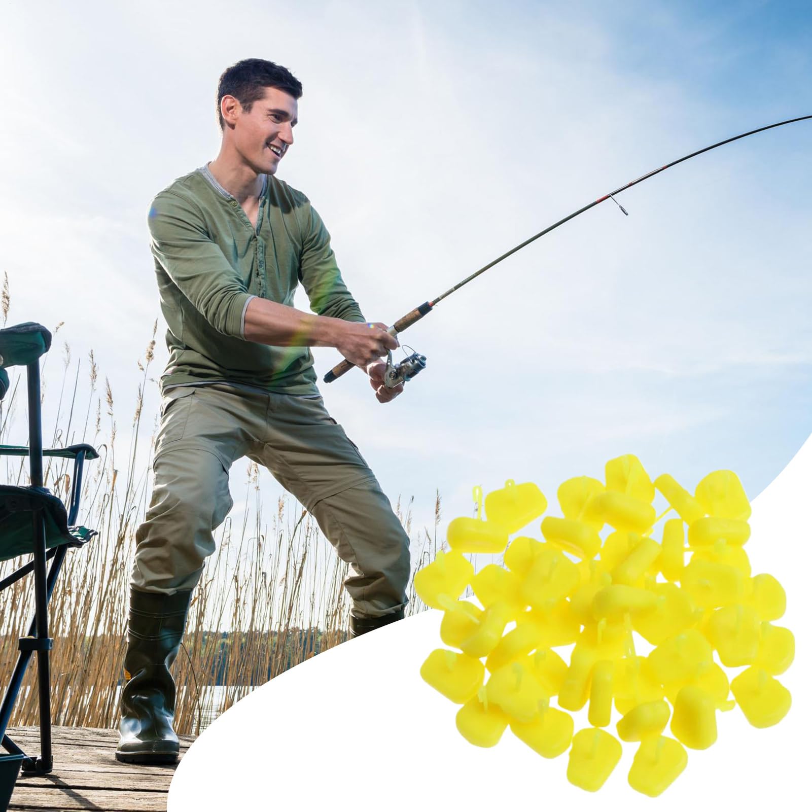 Karpfen Haar-Rig Angel Terminal Tackle Zubehör Köderstopper | Barben-Mais-Boilies-Stopper Karpfen Angelgerät Und Zubehör Für Süßwasser Salzwasser Angeln Auf Forelle Dorsch Und Barsch