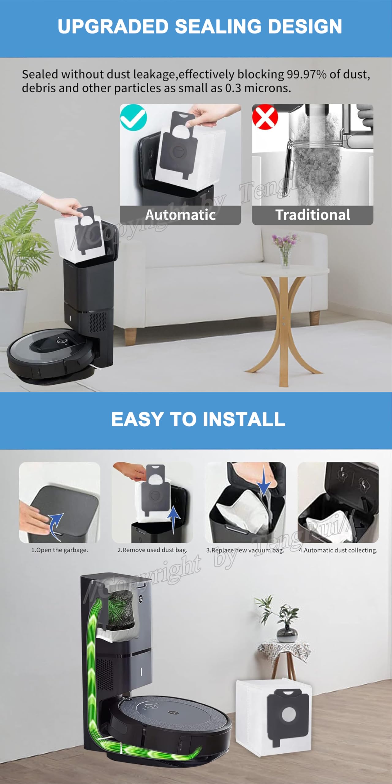 Kit Di Ricambi Sostituzione Per IRobot Roomba Serie 800 900 Spazzole Di - 4