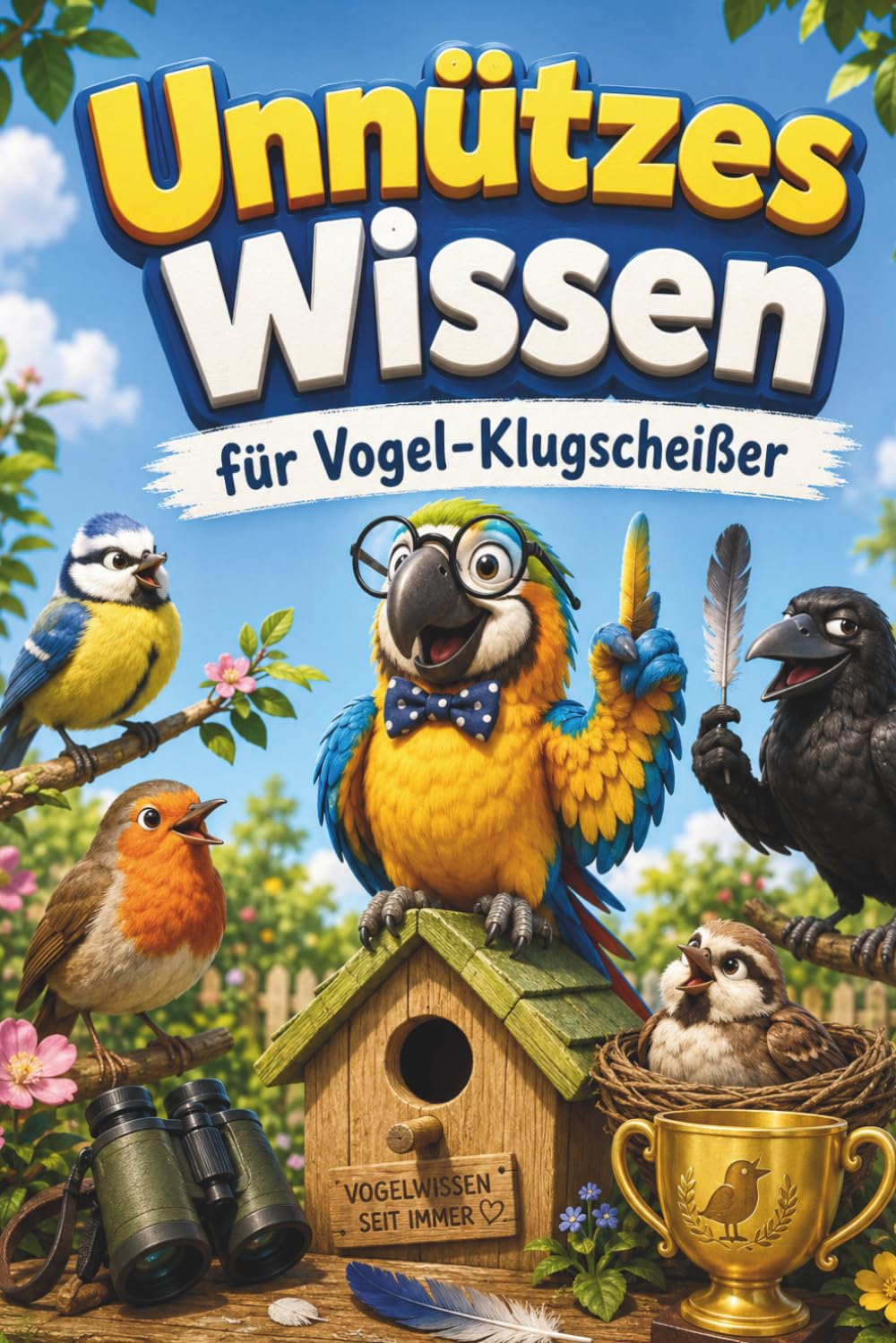 Unnützes Wissen für Vogel-Klugscheißer: Kuriose & witzige Fakten als Geschenk für Birding-Fans