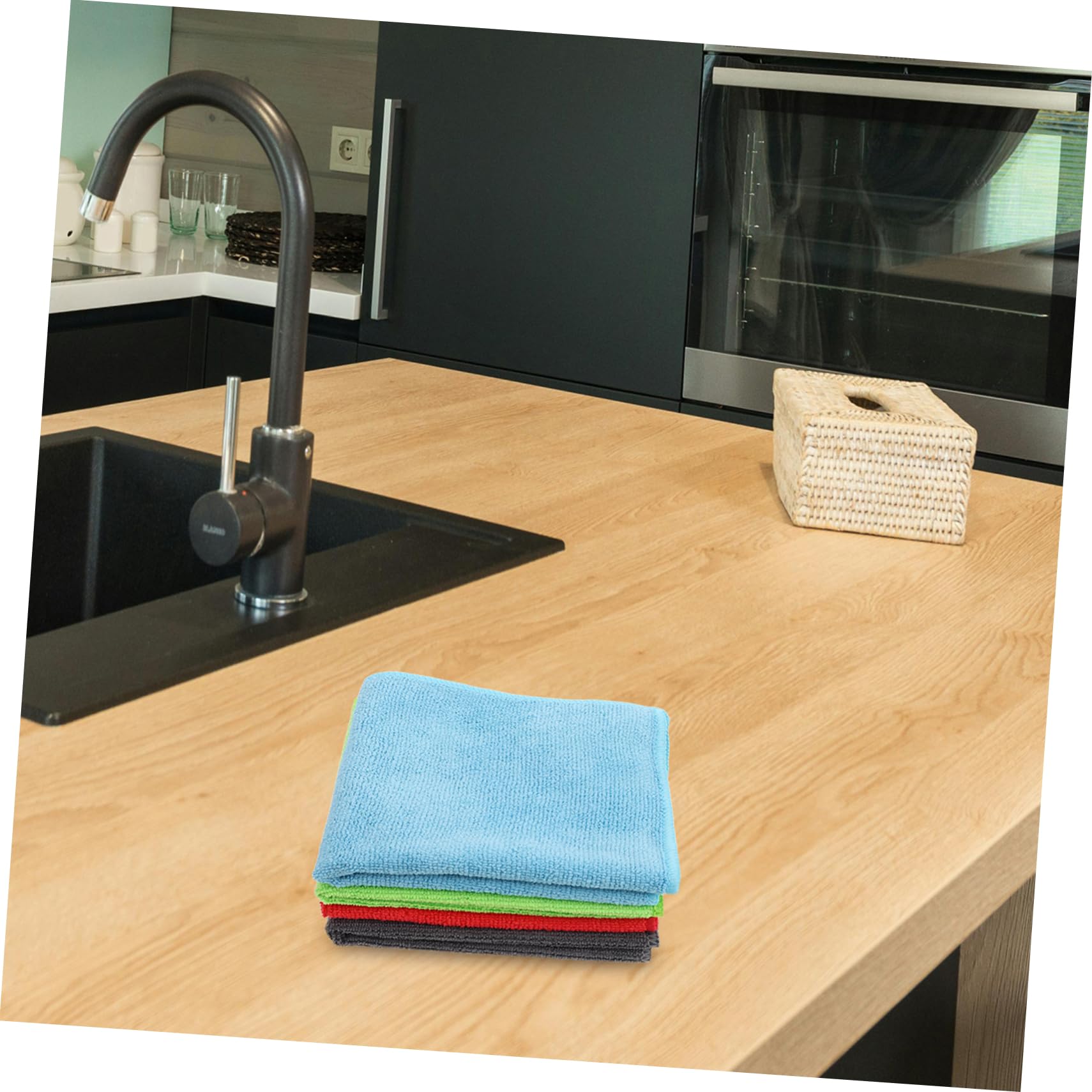 COLLBATH Paños de Microfibra Multiusos para Limpieza en Cocina y Coche, 24 Piezas, Material Microfibra, Ideales para Secado y Limpieza