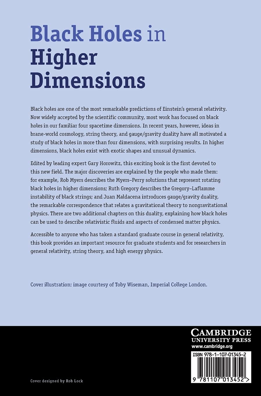Black Holes in Higher Dimensions
