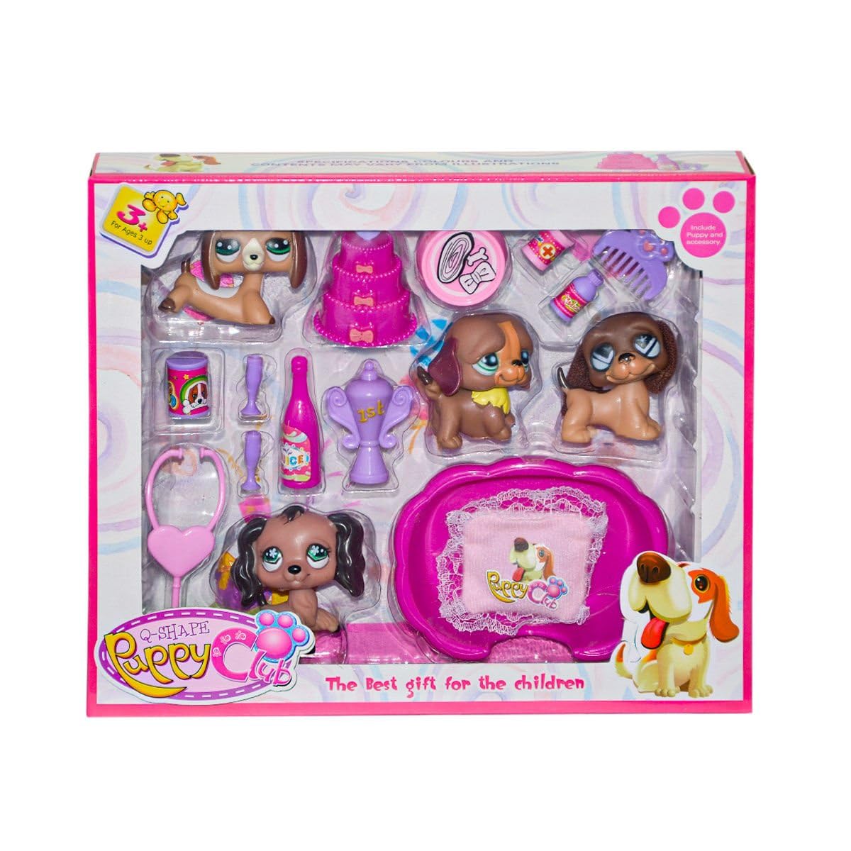 KZL-CL2105ABC KUT YASTIKLI 5LI KOPEK MINIS 60