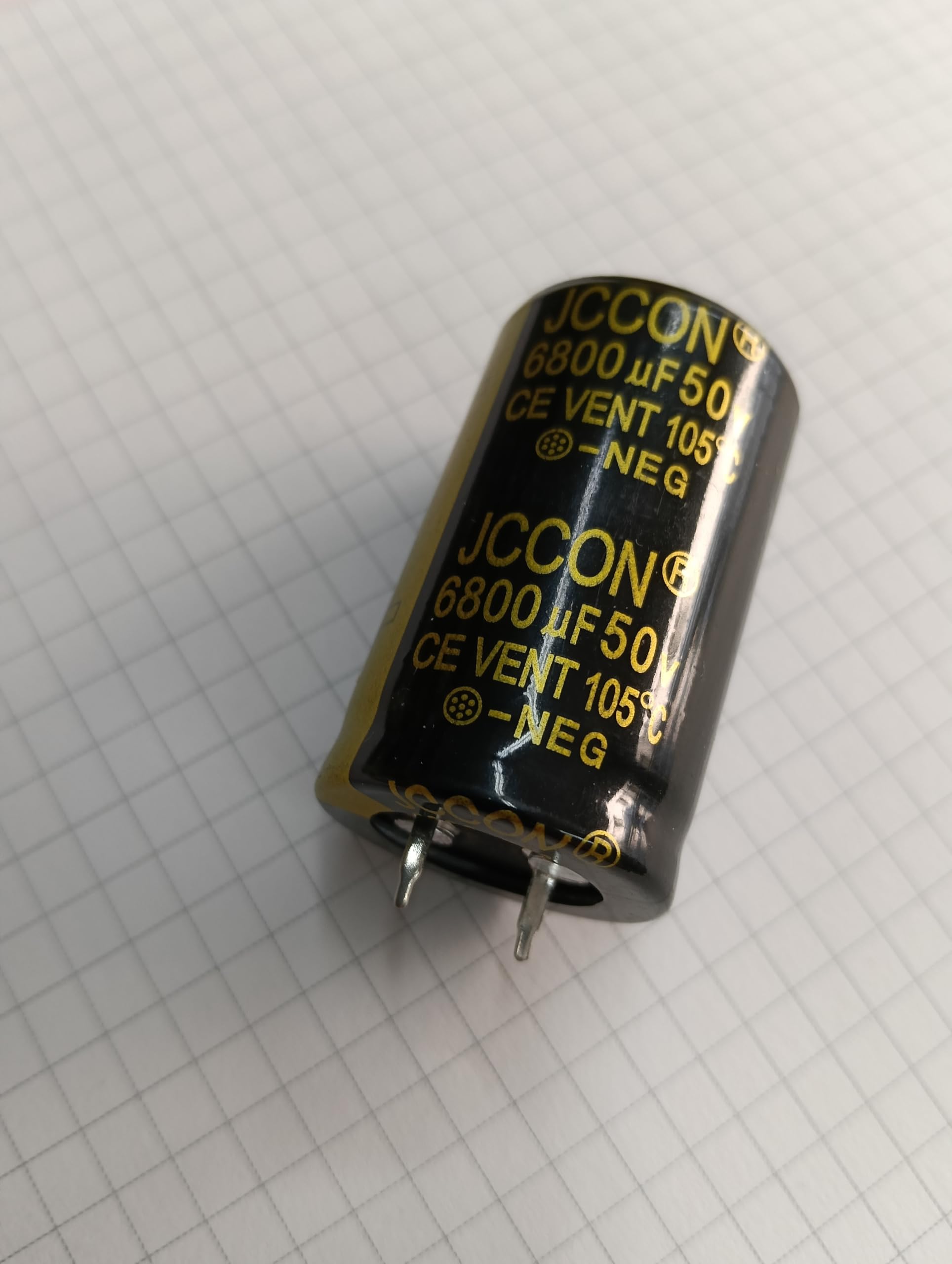 5x Condensatore Elettrolitico Elna 6800µF 25V - Fino A 105°C - Foto 6