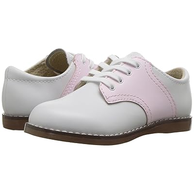 FootMates Cheer 3 (Toddler/Little Kid) Girls Shoes White/Rose