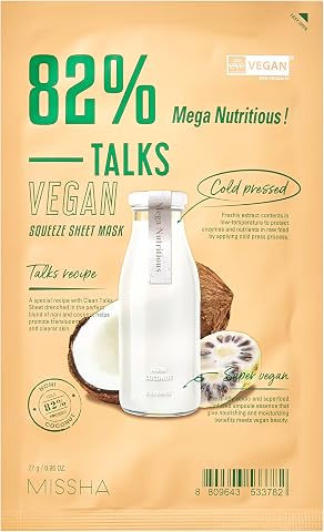 MISSHA Talks Vegan Besleyici Yaprak Maske, 25 ml