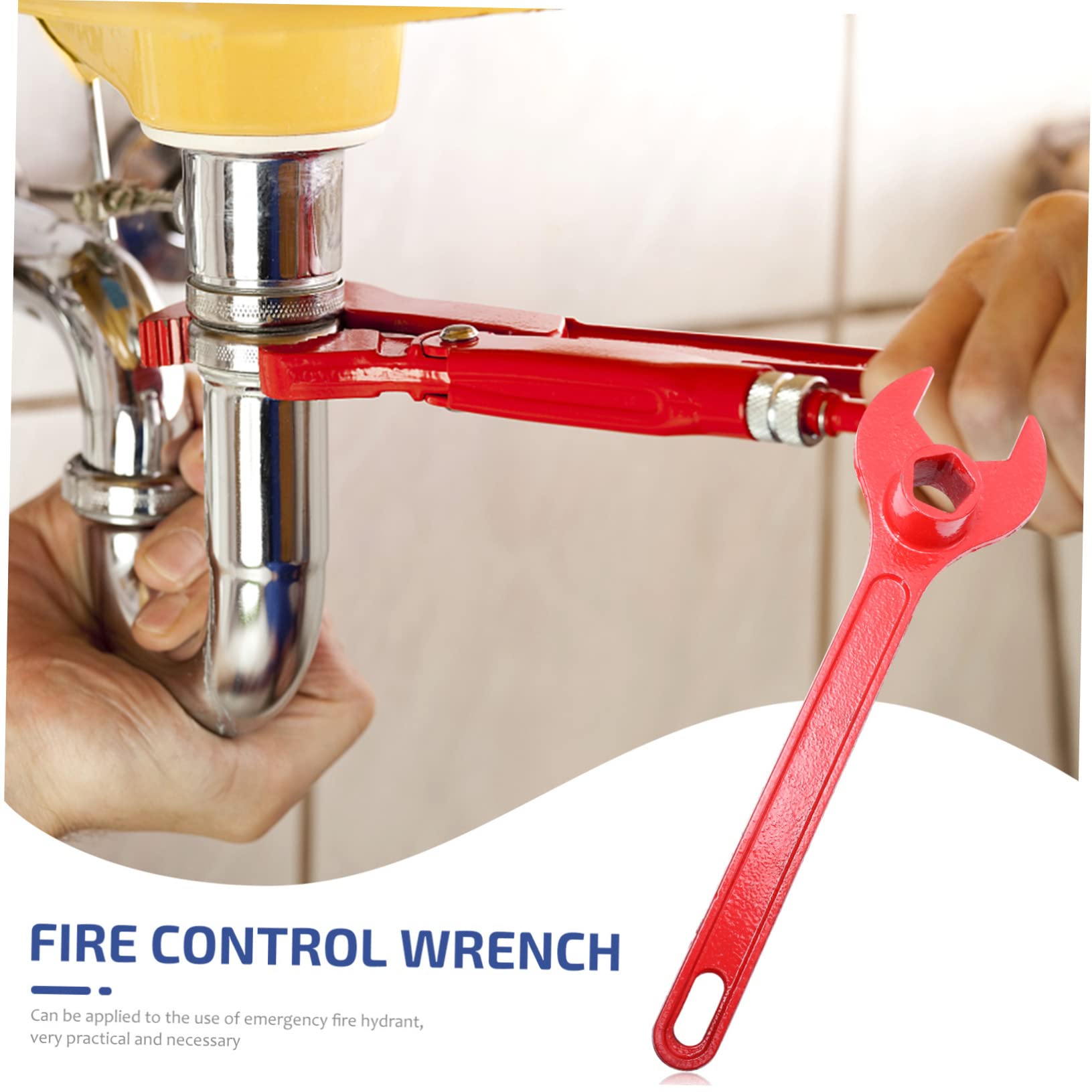 DOITOOL Chiave Design Robusto e Funzionale per Antincendio in Ghisa Rossa e Ghisa Rossa Idrante ad Alta Affidabilità Uso di Emergenza Domestica e Professionale