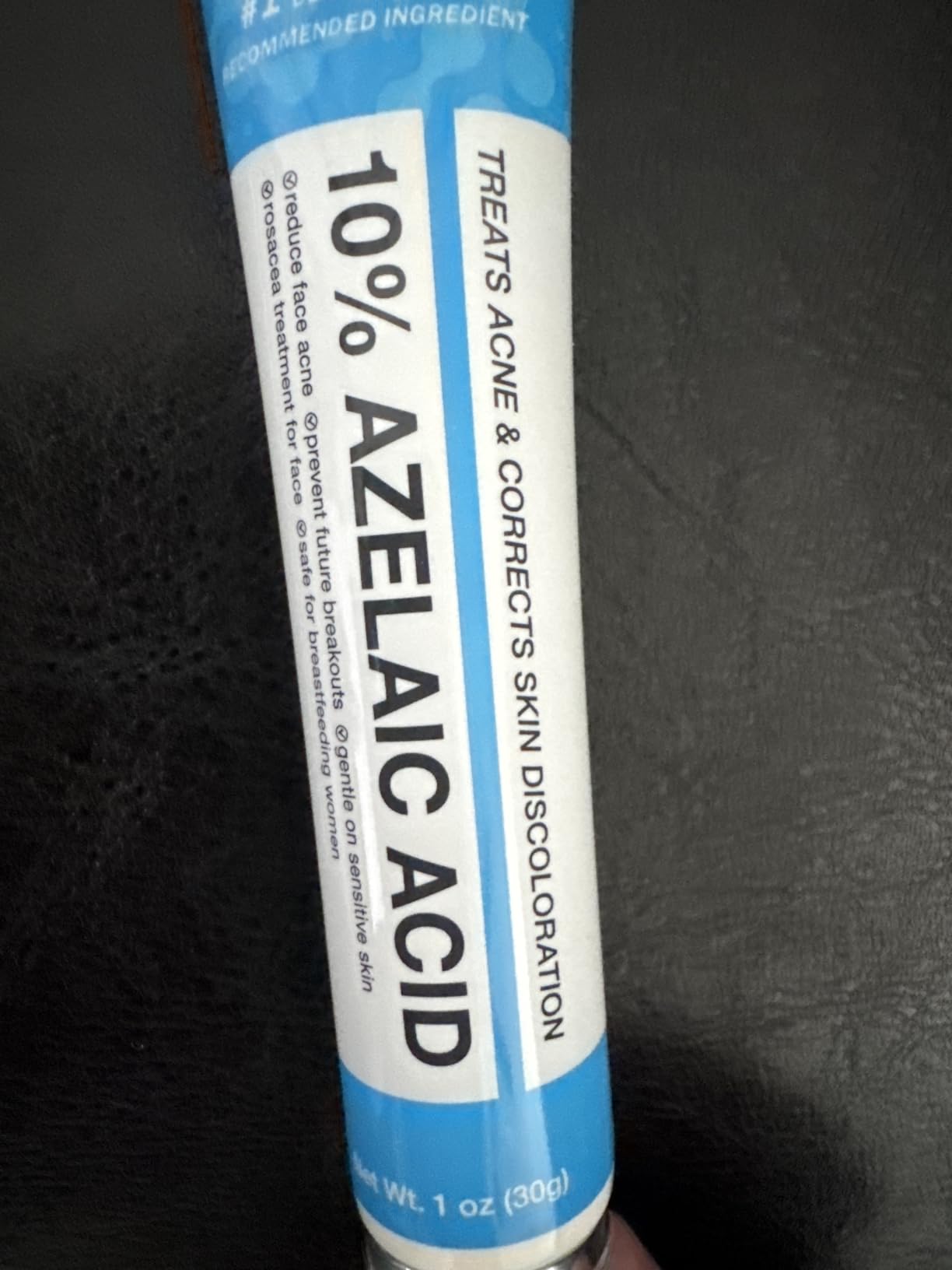 Marianp Azelaic Acid 10% Cream for Face - Acne Cream for Rosacea Reducing Relief Pimple Breakouts Blackhead Pigmentation and Redness - Azelaic Acid Gel For Facial and Skin Care