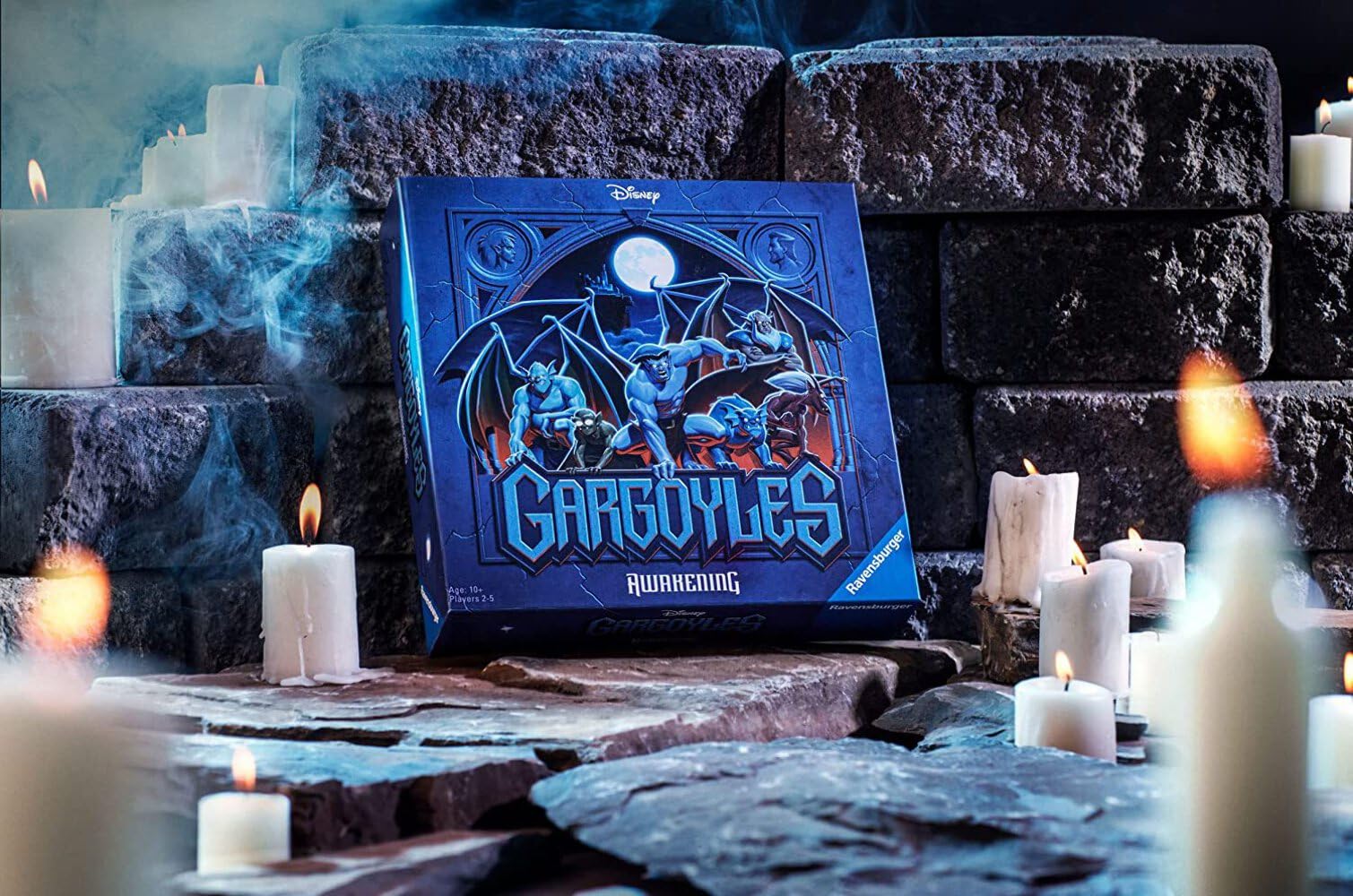 Ravensburger Disney Gargoyles - Juegos de Mesa de Estrategia Familiar inmersiva para niños y Adultos de 10 años en adelante, de 2 a 5 Jugadores