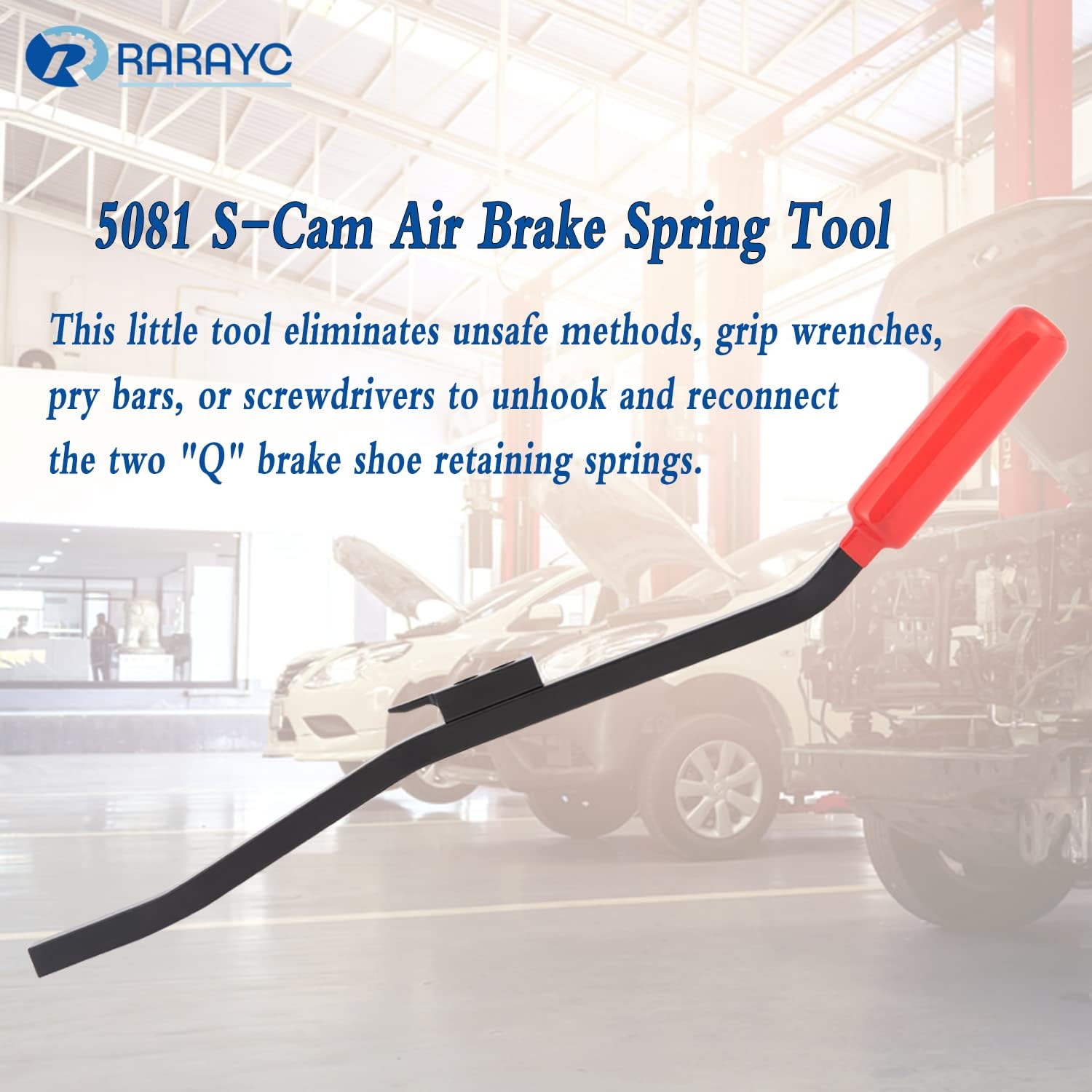 S-Cam Air Brake Spring Tool 5081 for Heavy Duty Tractors & Trailers