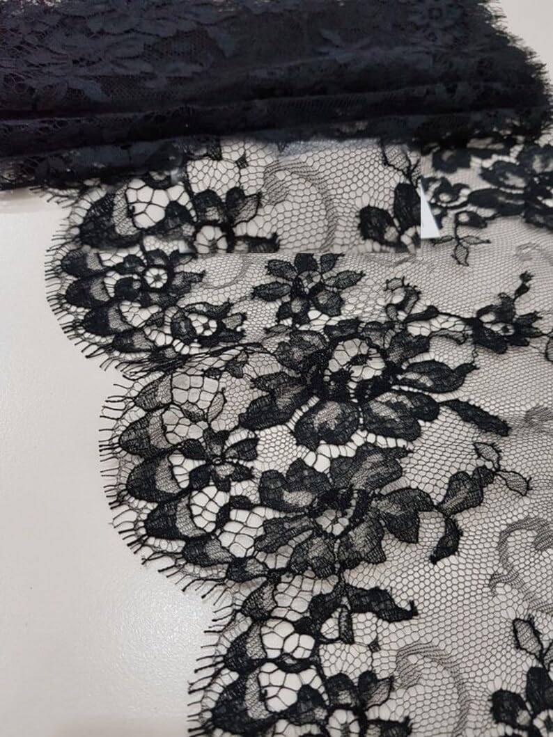 Orient Lace Craft Nylon Flower Eyelash Lace Trim Ribbon Sewing Dress Skirt Decor DIY Handicrafts.-image-48