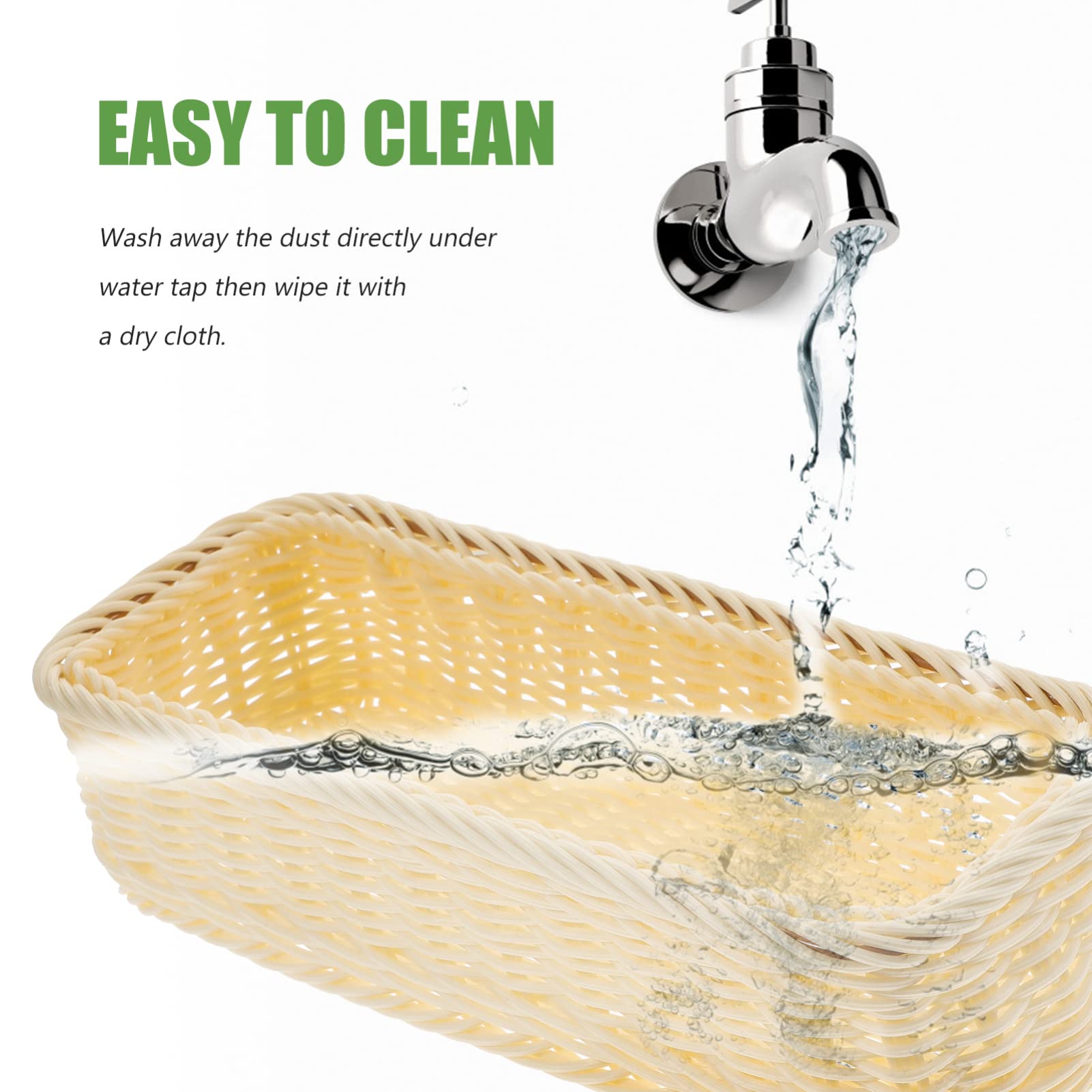 Hemoton Seasoning Jar Storage Box Rattan Plastic Accessories