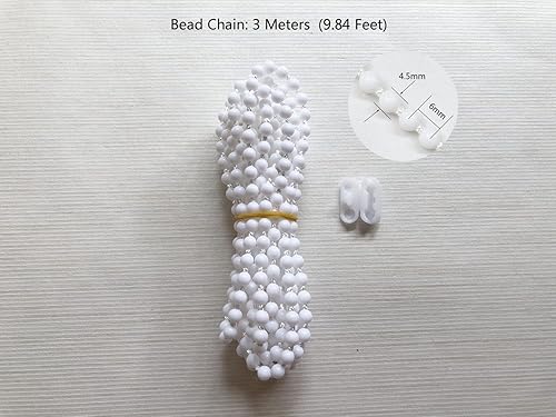 Miniatura 5 de Embrague universal para persiana enrollable para tubo de 1 12 pulgadas (1.496 in) con soporte de metal y cadena de cuentas, piezas de repuesto de