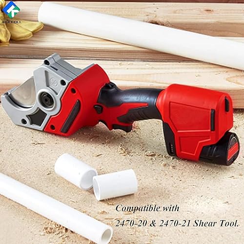 Miniatura 3 de 48-44-0405 Cuchilla de cizalla del reemplazo del cortador del PVC compatible con Milwaukee 2470-20 2470-21 Aplicar a la cuchilla del esquileo del